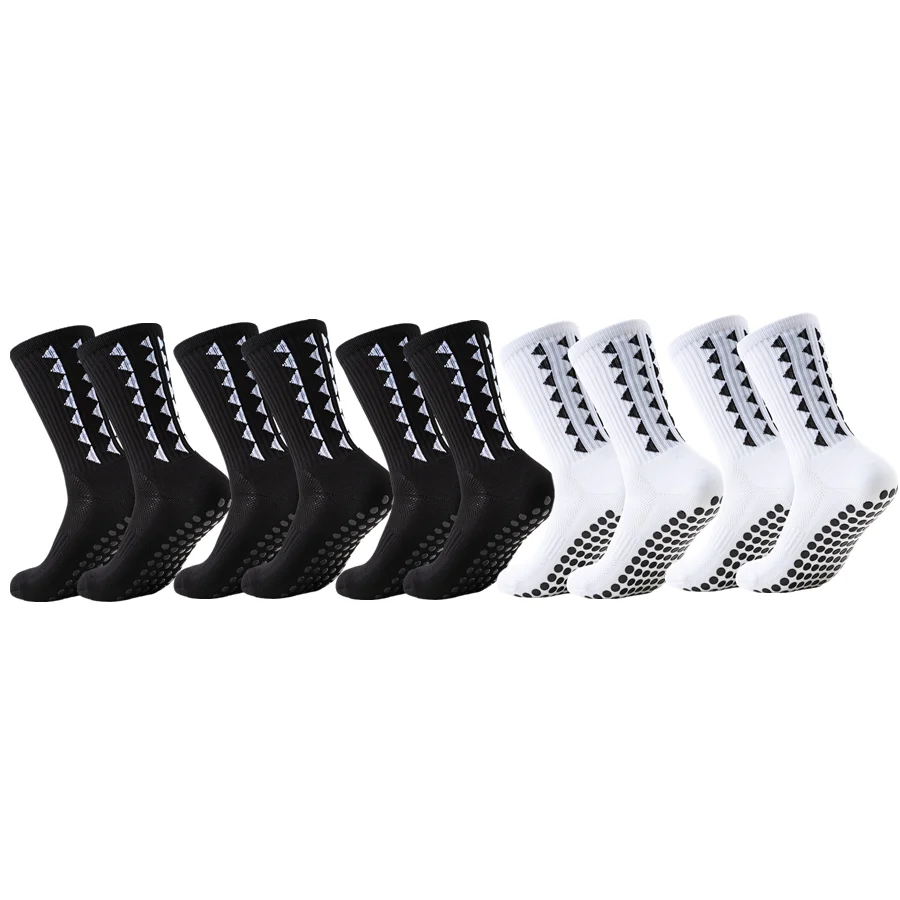 5 Pairs Men Women Non Slip Grip Hiking Cycling Professional Towel Bottom Breathable Shockproof Athletic Socks