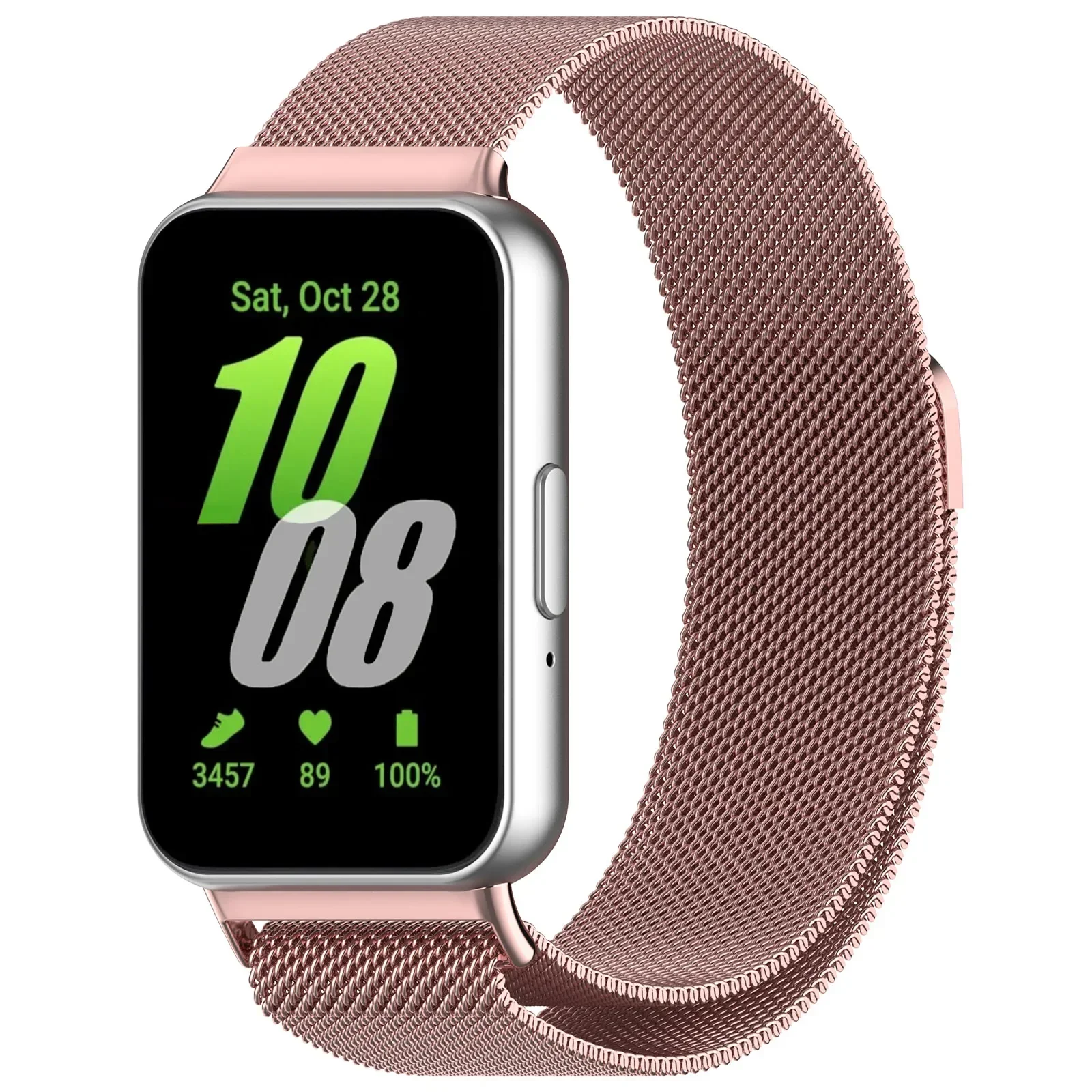 Milanese Loop Strap for Samsung Galaxy Fit 3 Band Magnetic Stainless Steel Bracelet Wristband Correa Samsung Galaxy Fit 3 Belt