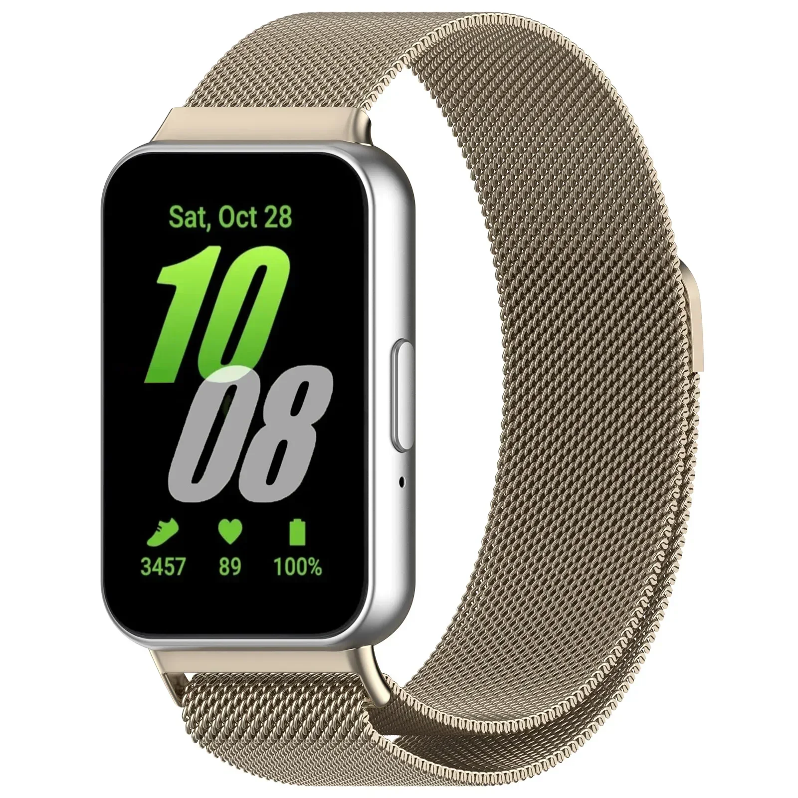 Milanese Loop Strap for Samsung Galaxy Fit 3 Band Magnetic Stainless Steel Bracelet Wristband Correa Samsung Galaxy Fit 3 Belt