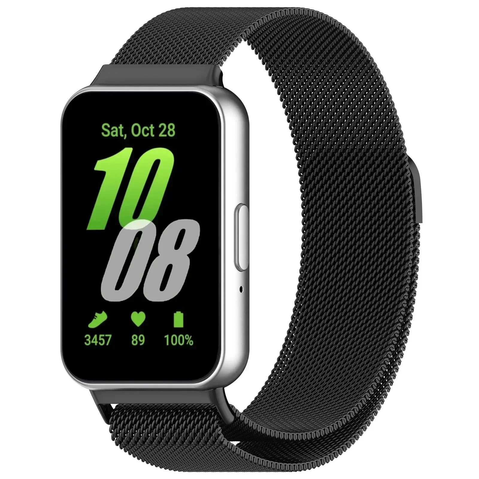 Milanese Loop Strap for Samsung Galaxy Fit 3 Band Magnetic Stainless Steel Bracelet Wristband Correa Samsung Galaxy Fit 3 Belt