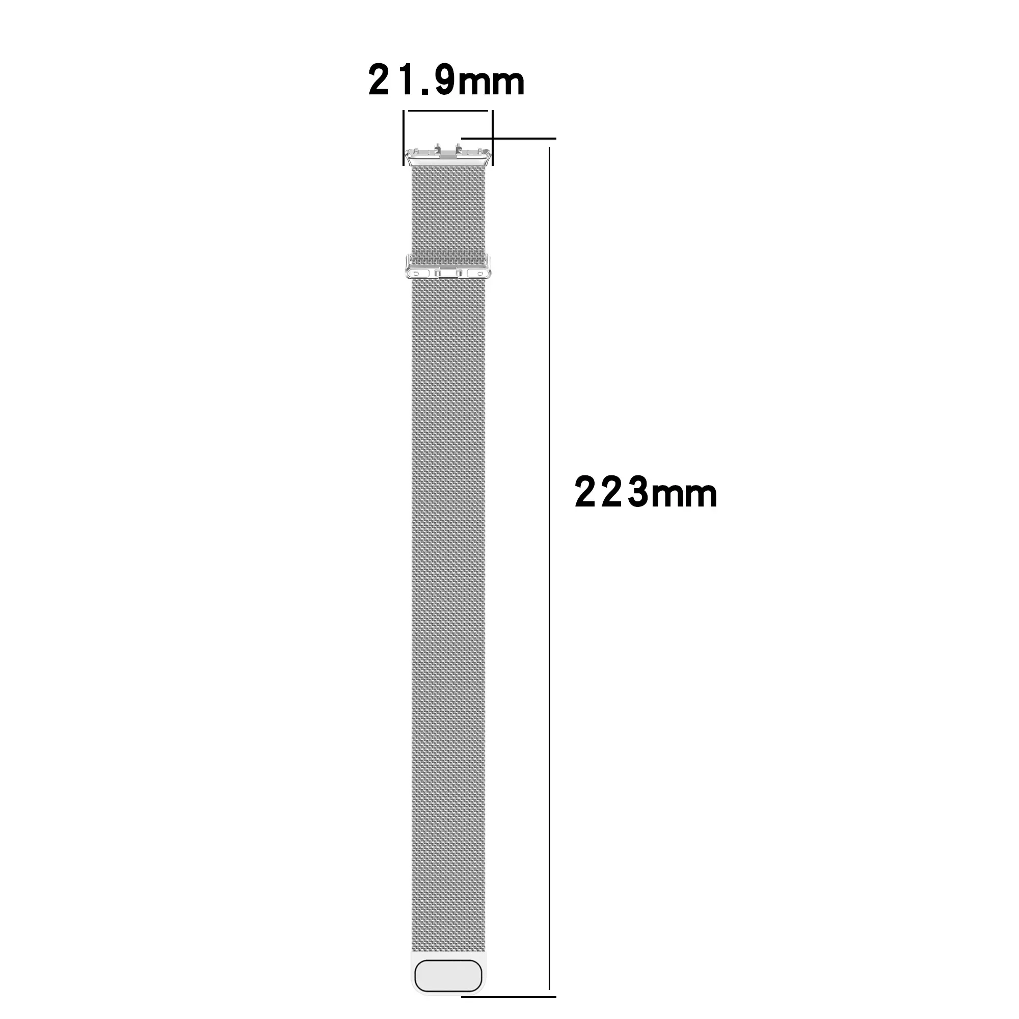 Milanese Loop Strap for Samsung Galaxy Fit 3 Band Magnetic Stainless Steel Bracelet Wristband Correa Samsung Galaxy Fit 3 Belt