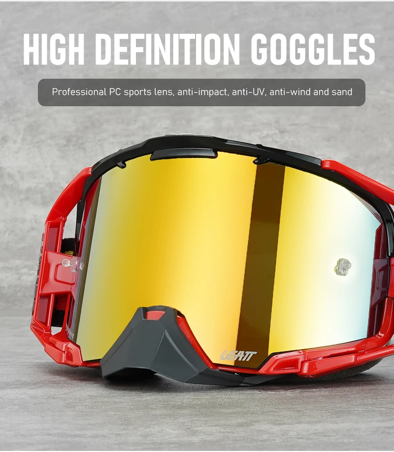 Motocross Goggles 6.5 Double Layer Anti Fog Windproof Cycling Glasses Gafas Para Mask Motorcycle Helmet Glasses for Men
