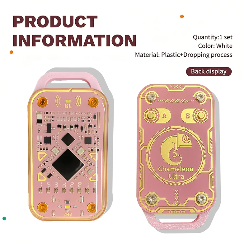 Chameleon Ultra V3.0 Mini RFID NFC Reader Writer Smart Card Emulator 125KHz 13.56MHz T5577 Keychain Duplicator