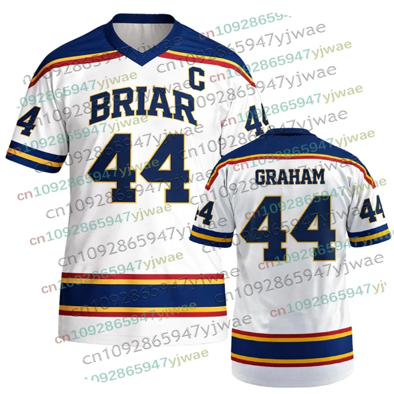 2026 Off Campus Briar University Jersey Graham 44 22 Di Laurentis 66 Tucker46 T-Shirts Women Men's Hockey Jersey Tees Clothing