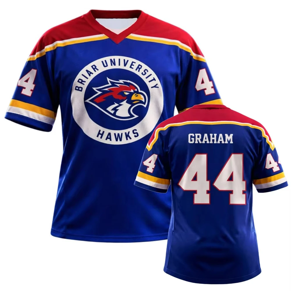2026 Off Campus Briar University Jersey Graham 44 22 Di Laurentis 66 Tucker46 T-Shirts Women Men's Hockey Jersey Tees Clothing