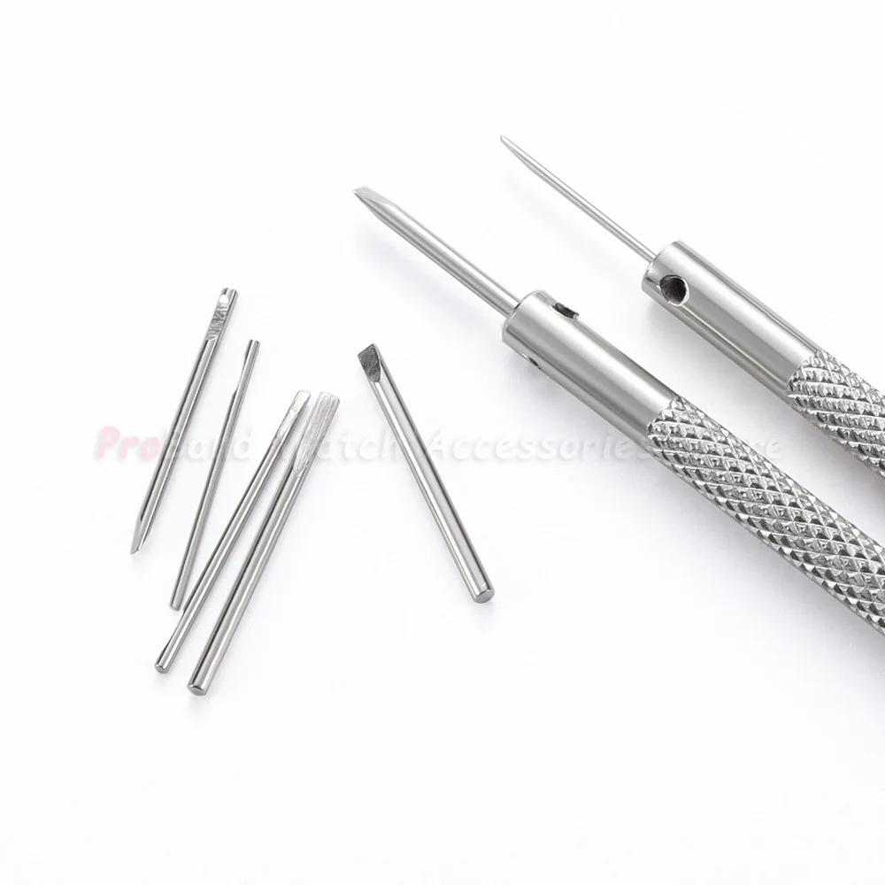 0.6-2.0mm Precision Screwdriver Set for Watchmaker High Hardness Steel Micro Cross Repair Tools Kit for Watches Glasses Jewelry