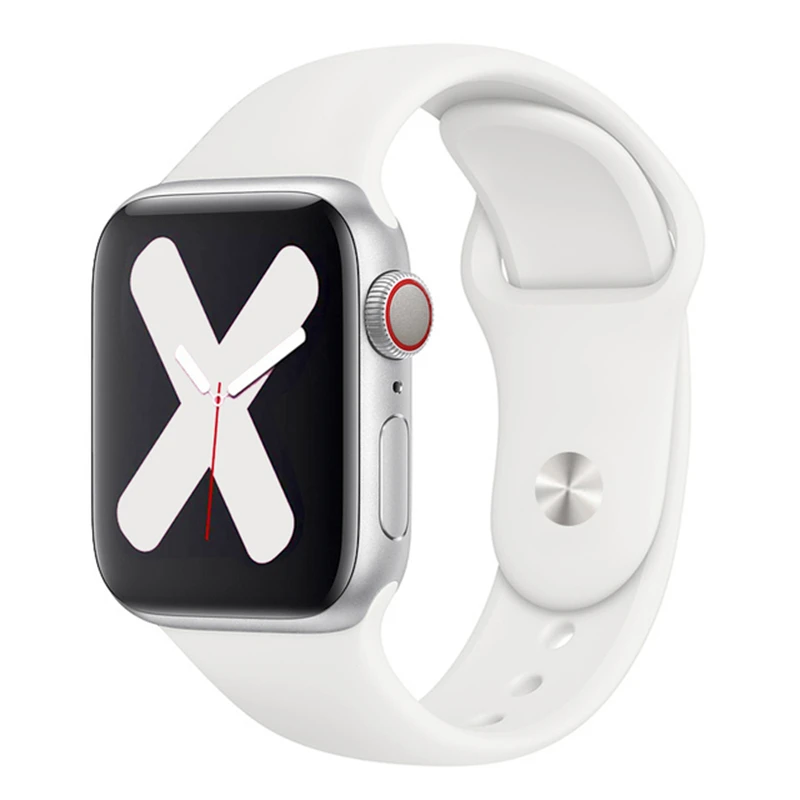 Silicone Sport Strap For iWatch Series11 10 9 8 7 6 5 SE Ultra3 Bracelet For Apple Watch 44mm 45mm 49mm 46mm 38/40/41/42 mm Band