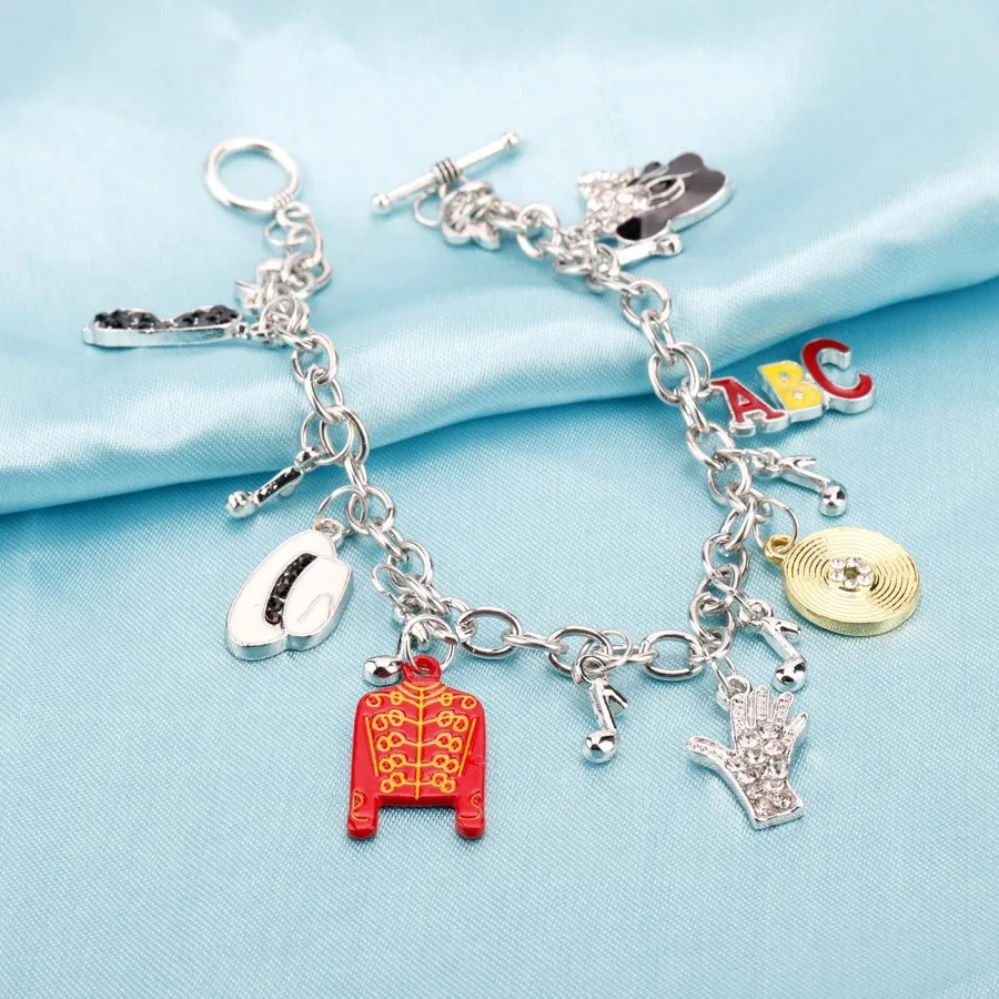 Artist Singer Michael Jackson BAD Necklace Rock Roll Everlasting Classic MJ Pendant Hot Charm Punk Jewelry Men Women Gift