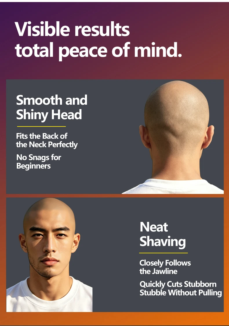 Multi-functional Electric Shaver with Automatic Haircutting, Shaving, Charging, Portability, and Push-Scissor Features