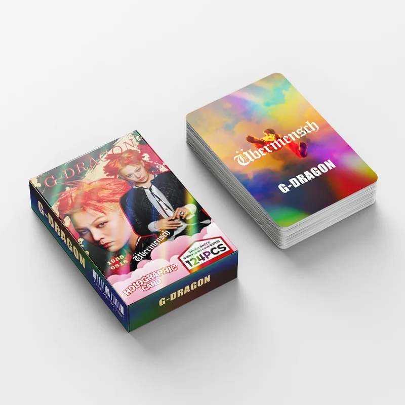 124Laser cardBIGBANGG-Dragon Flash Card StarKPOPPeripheralLOMOMini truck