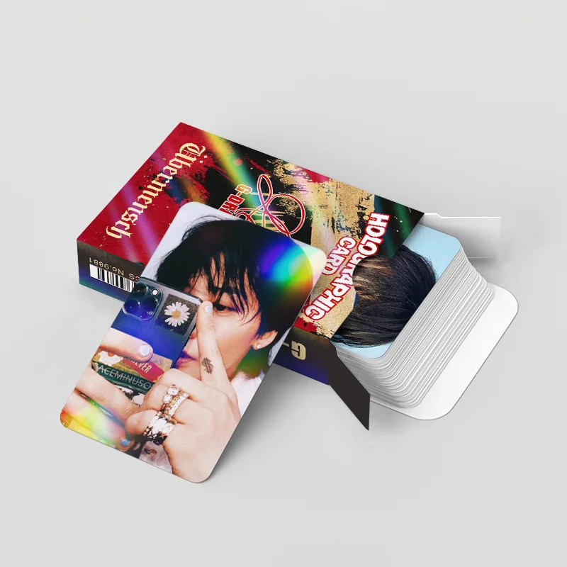 124Laser cardBIGBANGG-Dragon Flash Card StarKPOPPeripheralLOMOMini truck