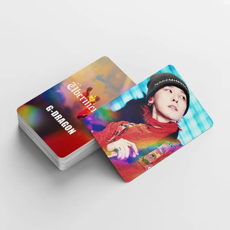 124Laser cardBIGBANGG-Dragon Flash Card StarKPOPPeripheralLOMOMini truck