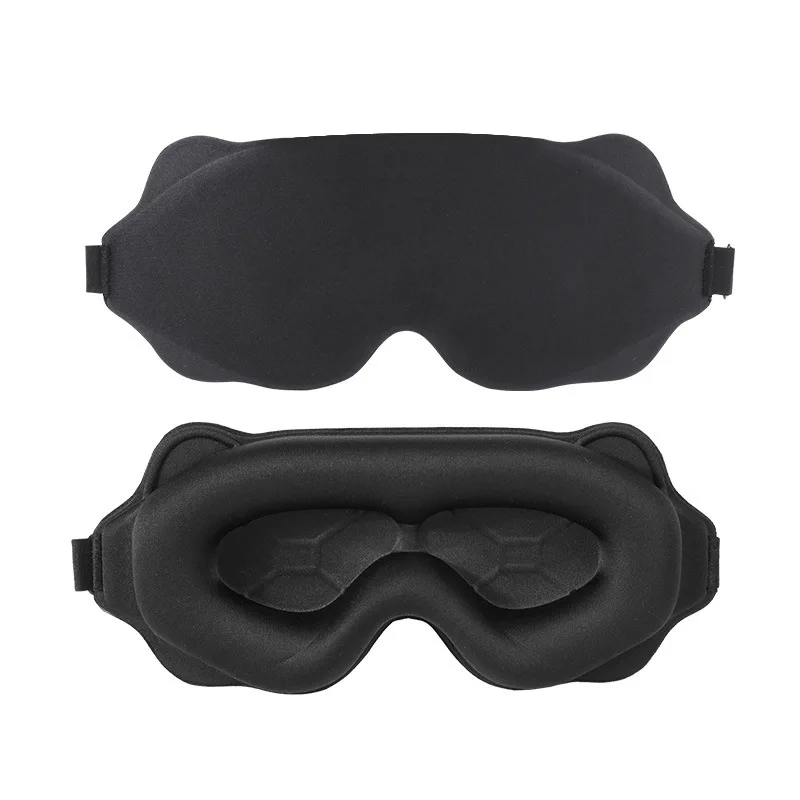 3D Sleep Mask Sleeping Aid Blindfold Block Out Light Portable Soft Memory Foam Face Mask Eyeshade Comfort Three Dimension Design