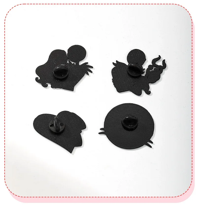 HOT 5pcsAnime Cartoon Badge Halloween New Christmas Horror Night Badge Personalized Creative Brooch Bag Clothing Decoration Gift