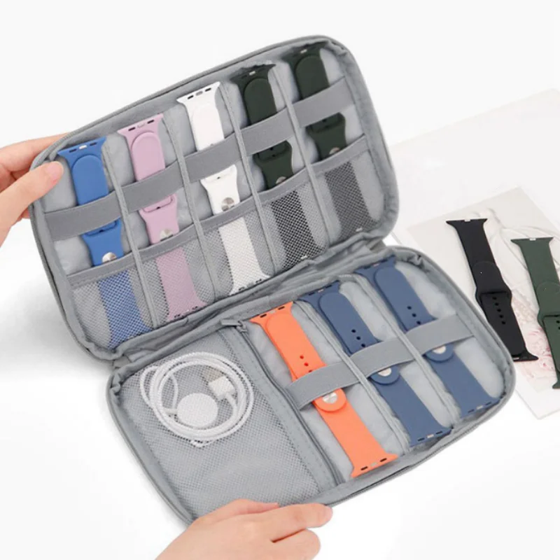 Watchband Bag for Apple Watch Strap Box Case Travel Smart Watch Wriststrap Storage Bag Box Watches Organizer Band Holder