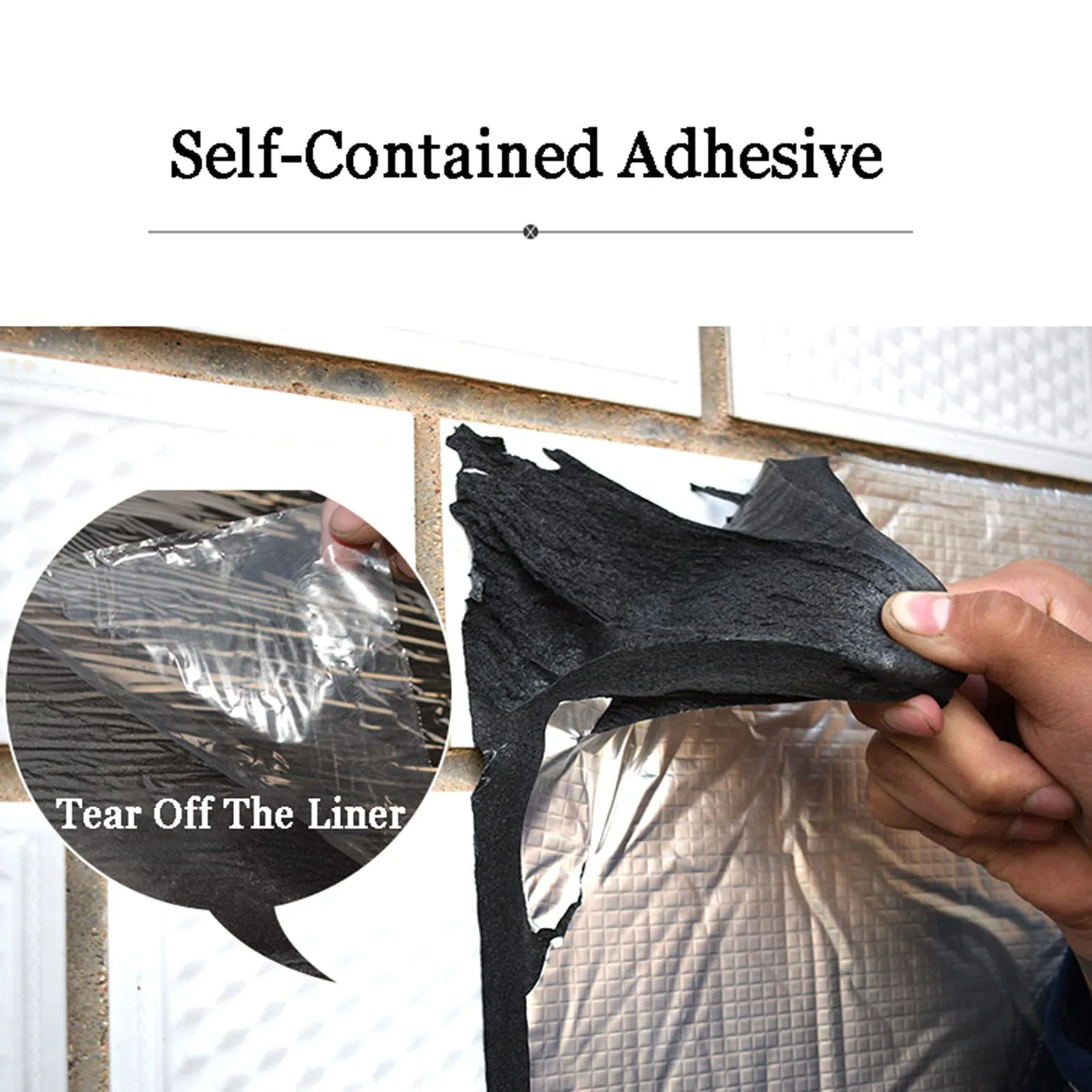 500x2000x10mm Thick Self Adhesive Aluminum Foil Heat Shield Sound Deadener Mat for Car Door Engine Hood Insulation