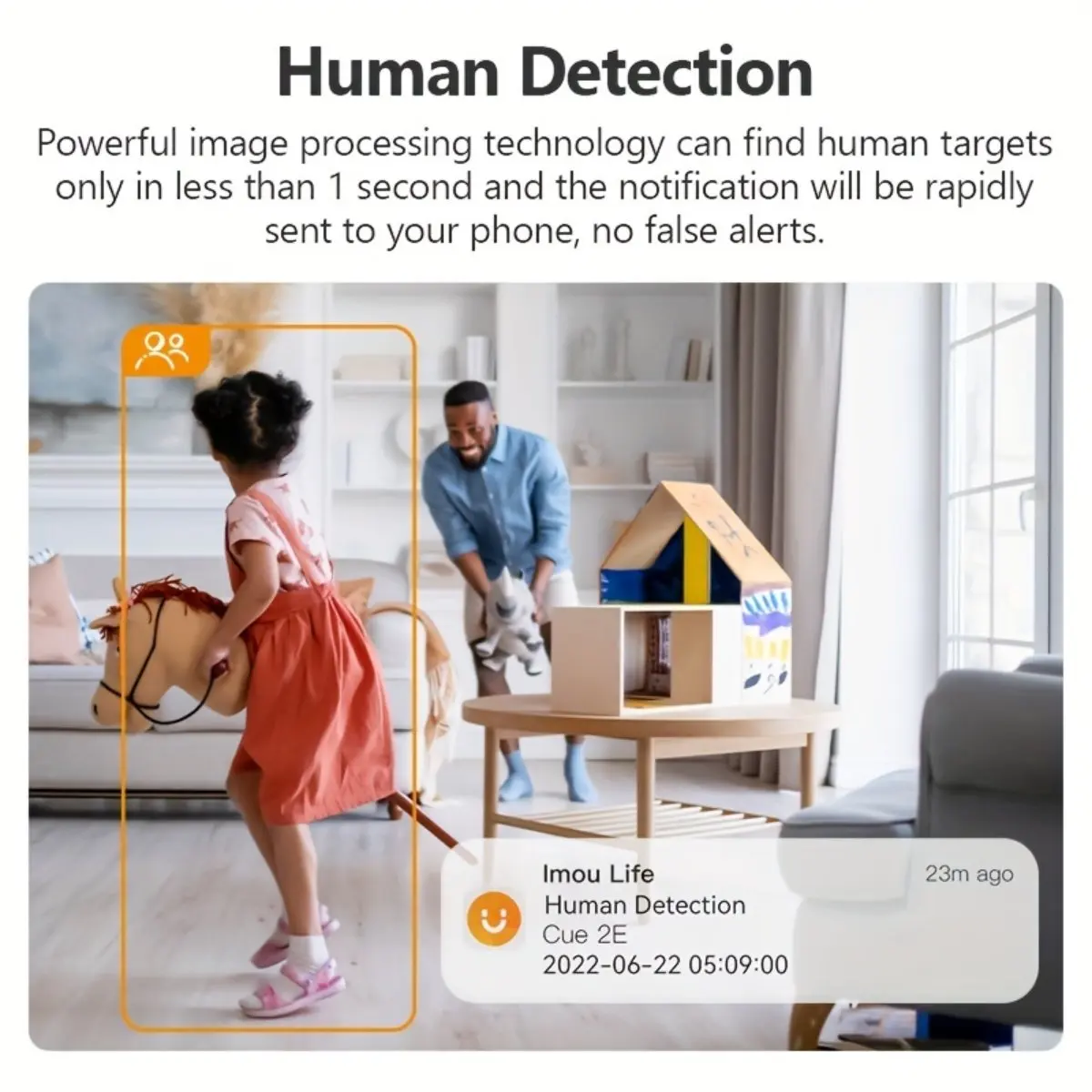 IMOU Cue 2E 3MP Wifi Security Camera Monitor Night Vision Human Detection IP Camera Indoor Security Surveillance