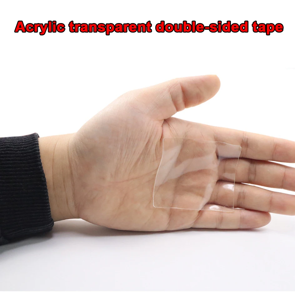 10-100Pcs Transparent Acrylic Double Sided Tape Pads Waterproof No Trace Super Strong Self Adhesive Stickers for Car Home