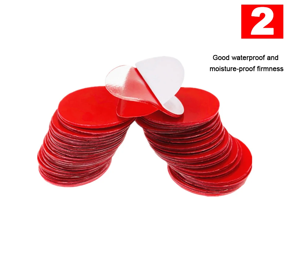 10-100Pcs Transparent Acrylic Double Sided Tape Pads Waterproof No Trace Super Strong Self Adhesive Stickers for Car Home