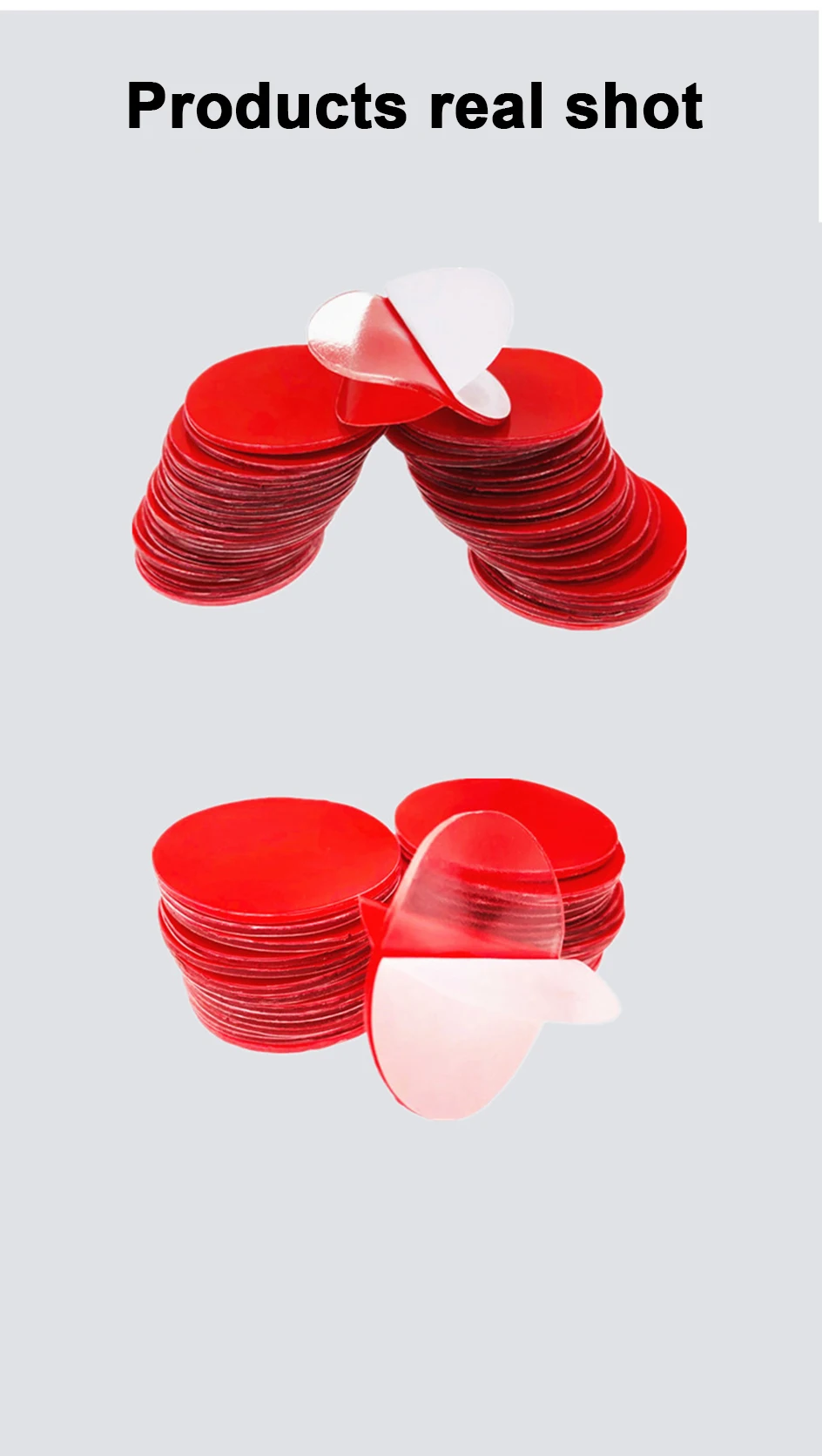 10-100Pcs Transparent Acrylic Double Sided Tape Pads Waterproof No Trace Super Strong Self Adhesive Stickers for Car Home