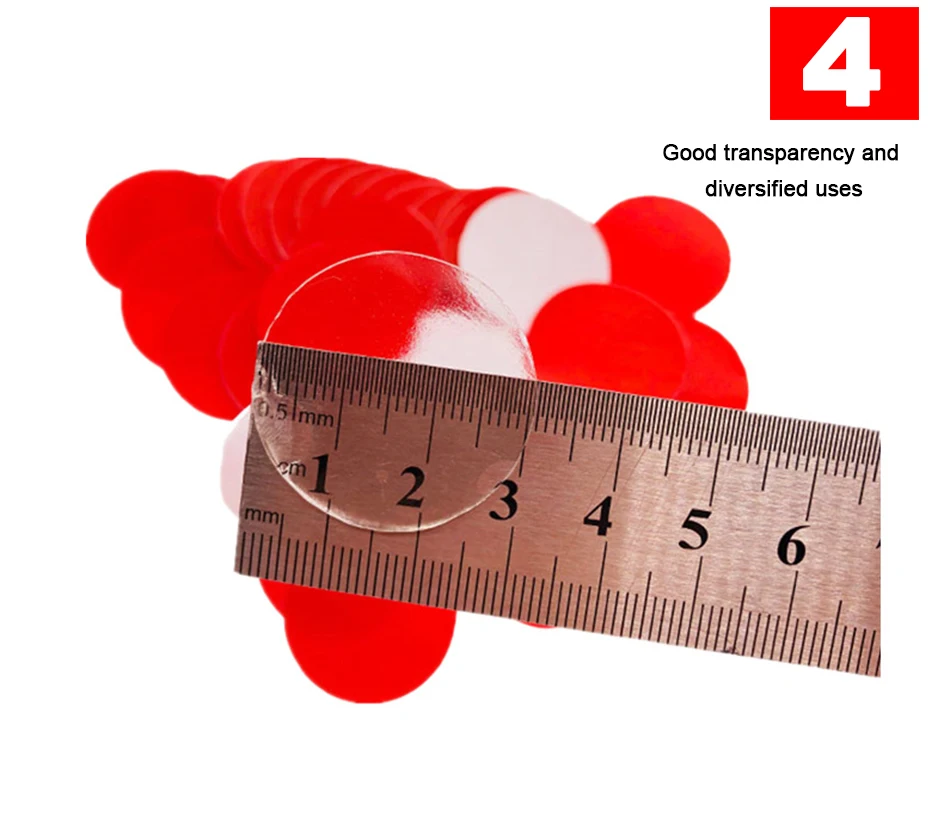10-100Pcs Transparent Acrylic Double Sided Tape Pads Waterproof No Trace Super Strong Self Adhesive Stickers for Car Home