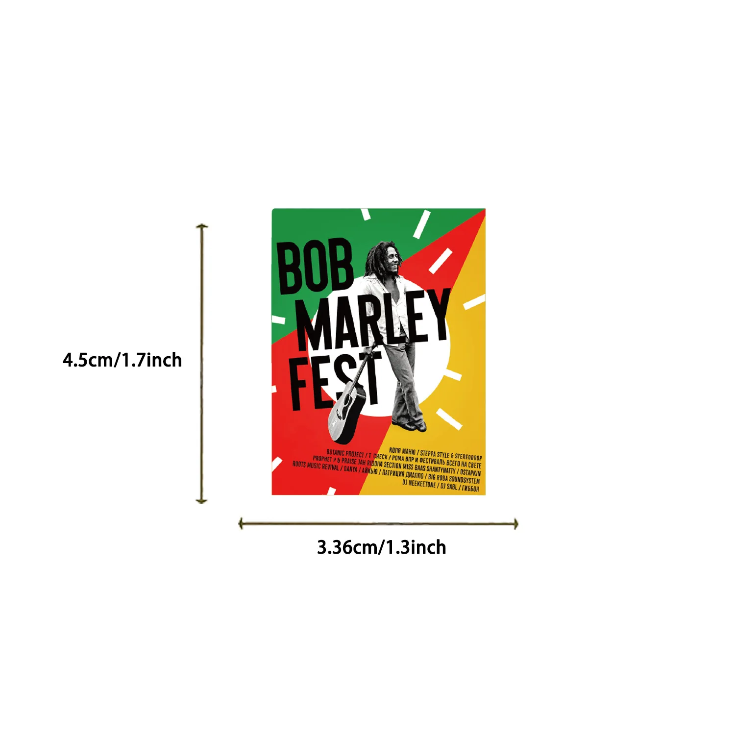 100Pcs Bob Marley Reggae Music Graffiti Stickers Cool Personalized Sticker Decoration DIY Laptop Bike Suitcase Phone Decals