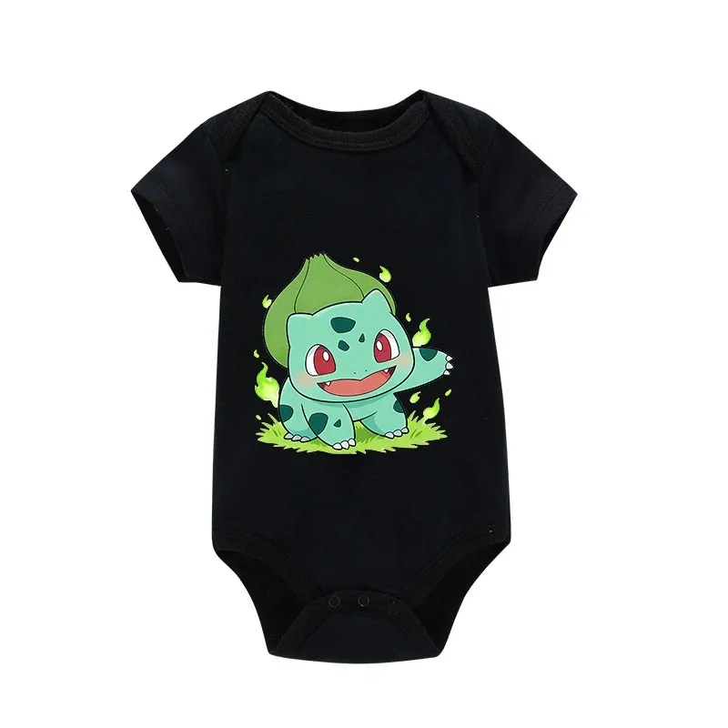 Pokemons Boys Girls Baby Jumpsuit Cotton Newborn  Games Multiple Roles Cute Anime 3-24m Infant Clothes Safe Soft Romper Bodysuit