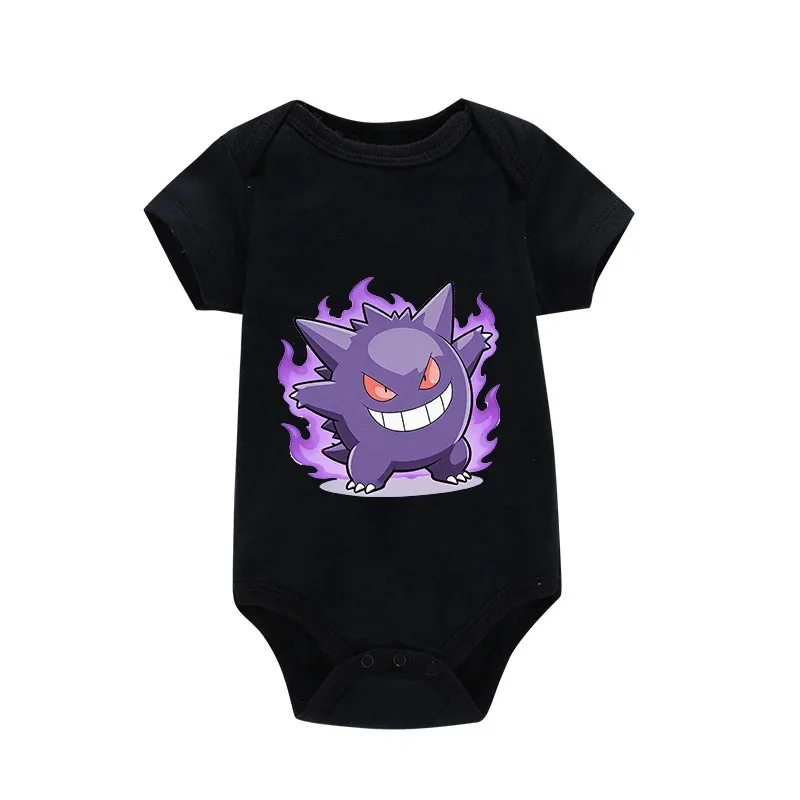 Pokemons Boys Girls Baby Jumpsuit Cotton Newborn  Games Multiple Roles Cute Anime 3-24m Infant Clothes Safe Soft Romper Bodysuit