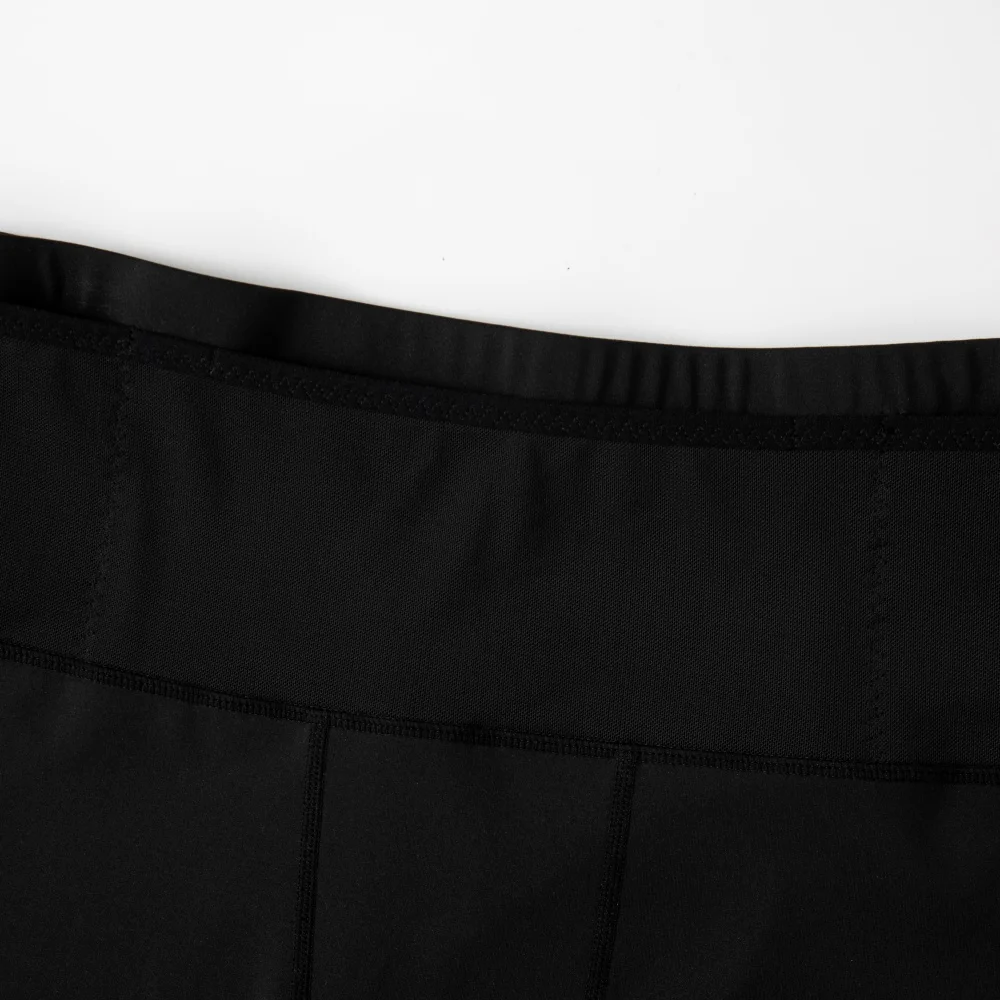 Men Compression Marathon Running Shorts with Waist Pack Quick Dry Trainning Exercise Fitness Sport Tight Shorts