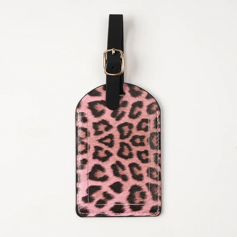 Leopard Print Passport Protective Cover Travel Passport Holder Wallet Gift PU Leather Card Case Cover Unisex Storage Bag