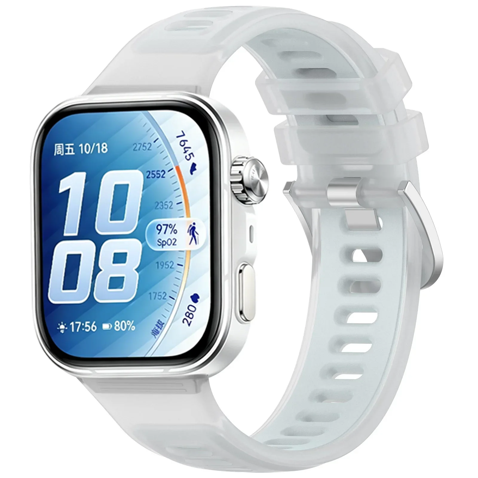 Translucent Silicone Strap For HUAWEI WATCH Fit 5 Fit5 Pro Bracelet Band Watchband For Huawei Fit 3 4 Fit4Pro Replace Wristband