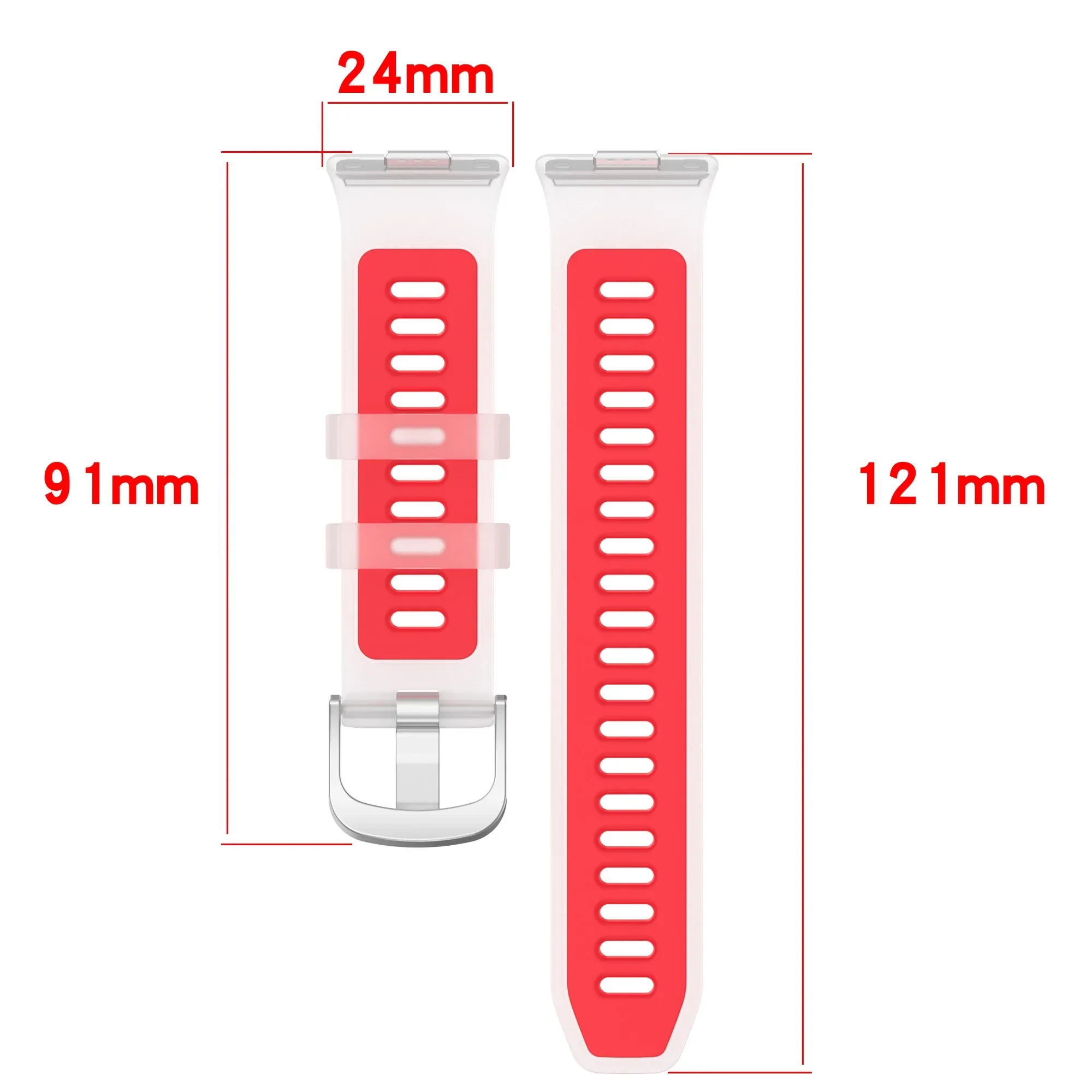 Translucent Silicone Strap For HUAWEI WATCH Fit 5 Fit5 Pro Bracelet Band Watchband For Huawei Fit 3 4 Fit4Pro Replace Wristband