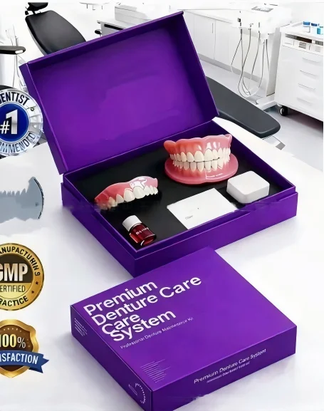Comfort Silicone Dentures, Unisex Upper/Lower Teeth, DIY Temporary Fix for Confident Smile in Minutes