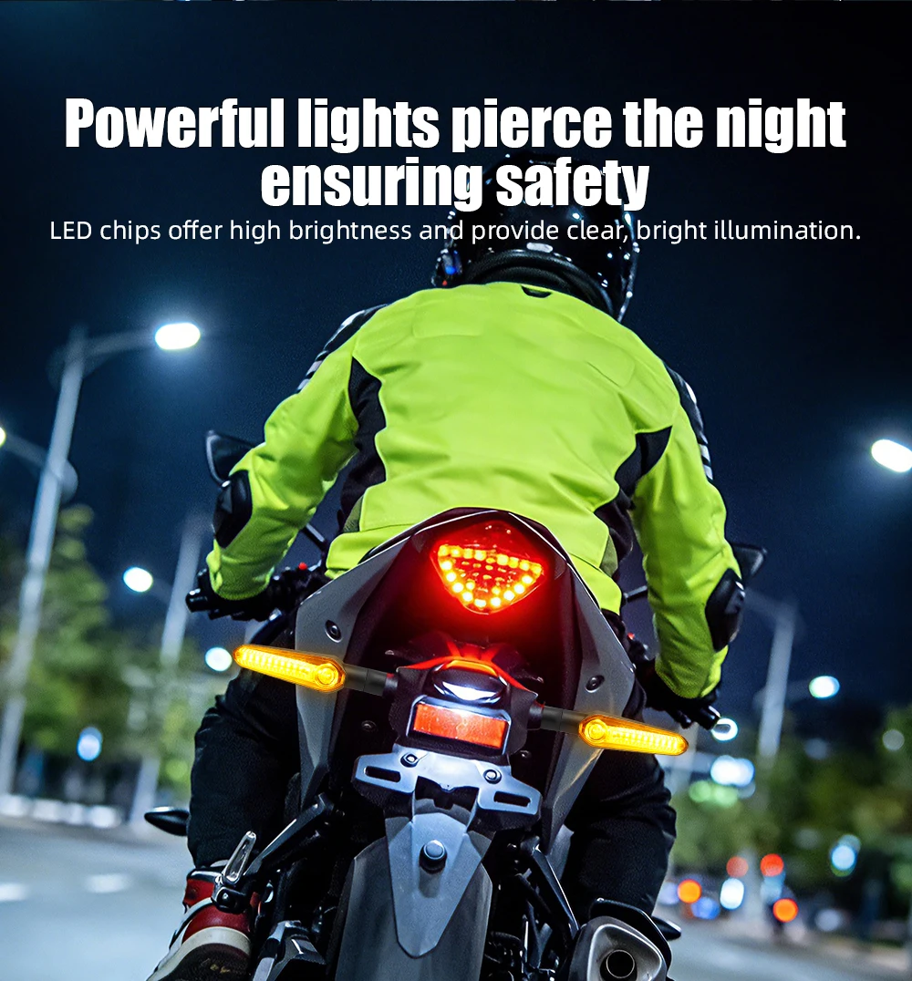 1/2 Pair MT-09 Motor LED Turn Signal Indicator Light For Yamaha YZF R6 R1 R3 R7 R9 R15 MT07 TRACER 700 900 9/GT XSR 700 XJ6 FZ1