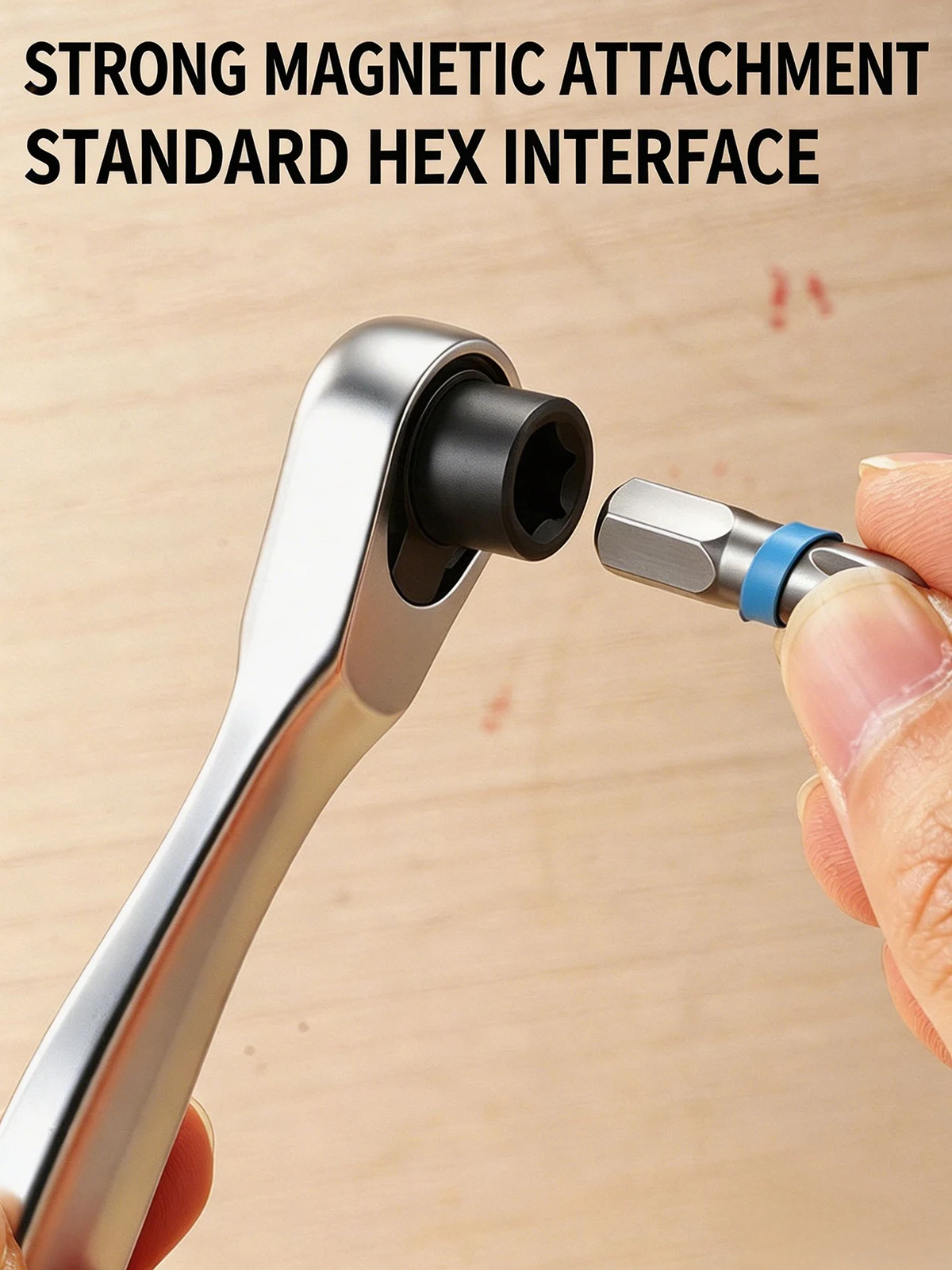 Mini Ratchet Wrench 1/4 Drive 72 Teeth Alloy Steel Socket Bit Holder for DIY Home Auto Motorcycle Bicycle Repair Hand Tools