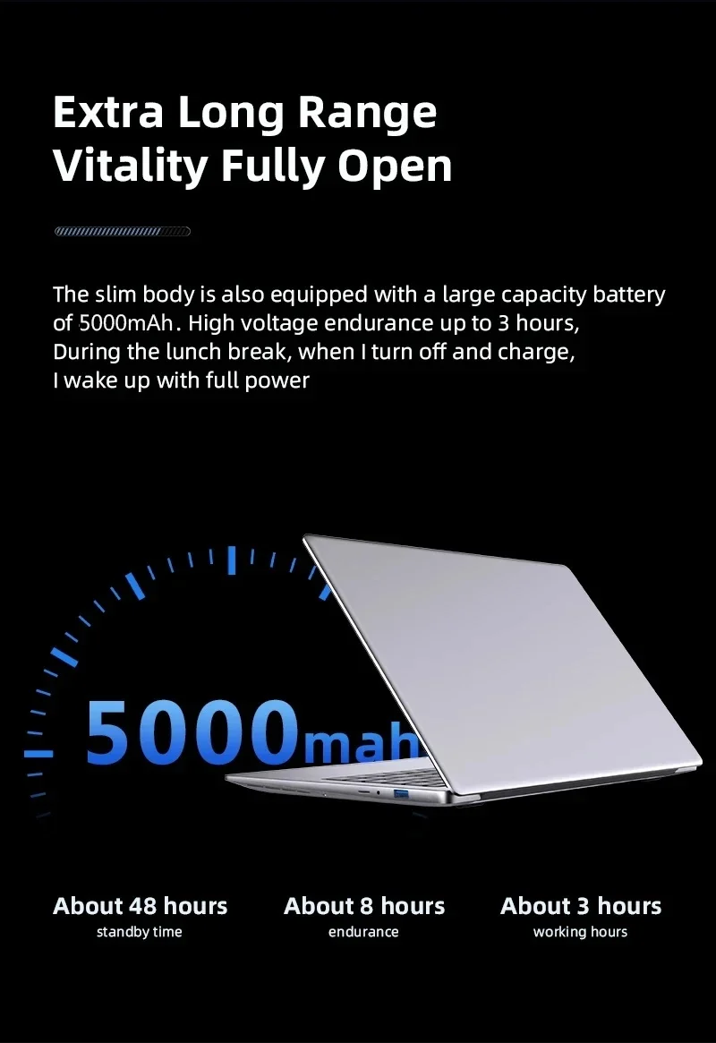 2026 Windows 11 Laptop Intel Core I7 9850H/Intel A3950 Computer 12GB RAM 1TB 2TB SSD 14.1" Laptops Ultra Slim Notebook PC Business Study Office