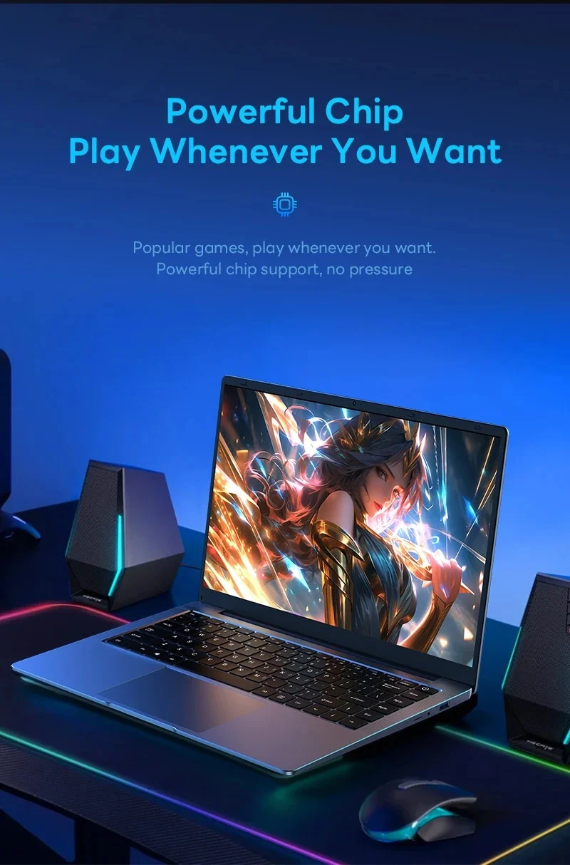 2026 Windows 11 Laptop Intel Core I7 9850H/Intel A3950 Computer 12GB RAM 1TB 2TB SSD 14.1" Laptops Ultra Slim Notebook PC Business Study Office