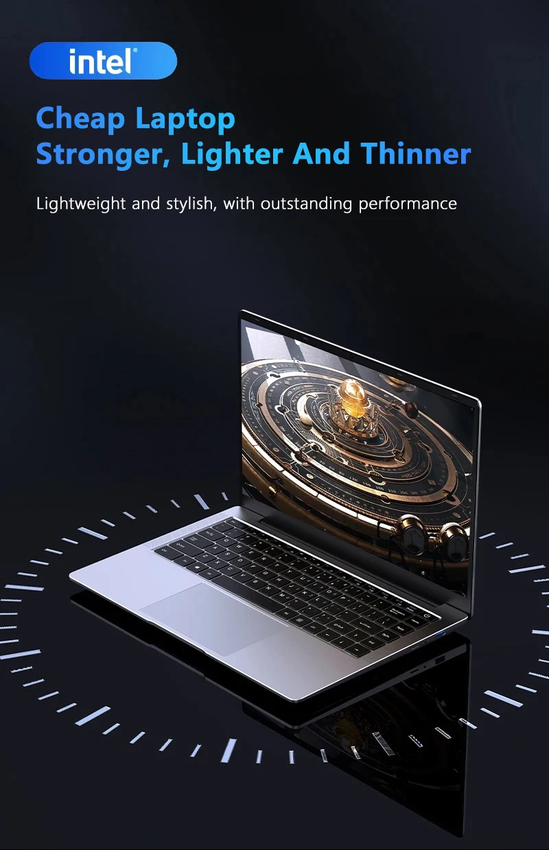 2026 Windows 11 Laptop Intel Core I7 9850H/Intel A3950 Computer 12GB RAM 1TB 2TB SSD 14.1" Laptops Ultra Slim Notebook PC Business Study Office