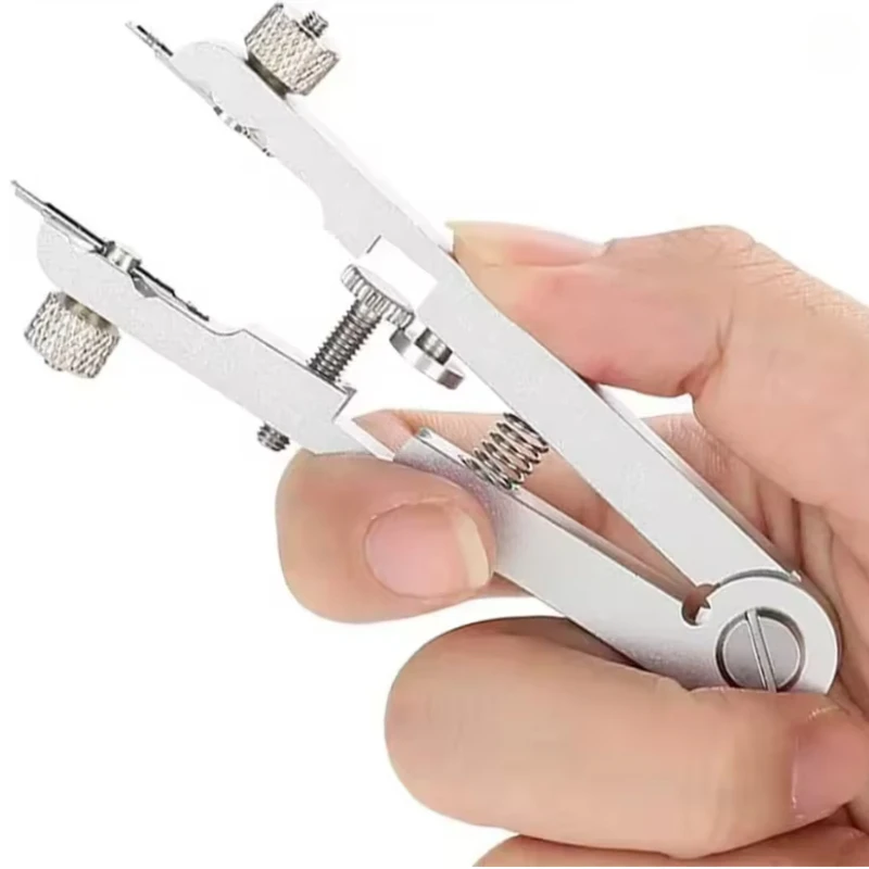 Watch Spring Bar Plier Tool Set with Extra Replacement Tips for Watch Strap Band Removal Repair Tool Kit