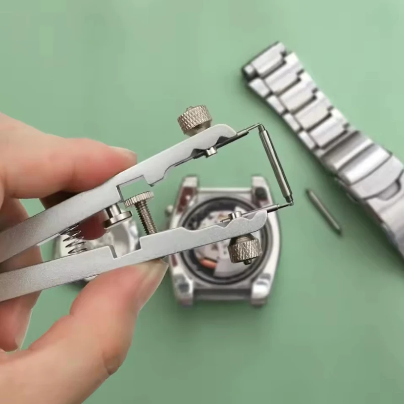 Watch Spring Bar Plier Tool Set with Extra Replacement Tips for Watch Strap Band Removal Repair Tool Kit