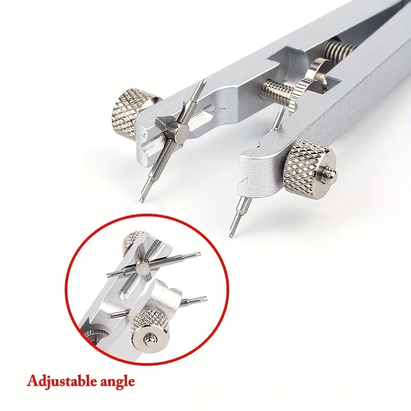 Watch Spring Bar Plier Tool Set with Extra Replacement Tips for Watch Strap Band Removal Repair Tool Kit