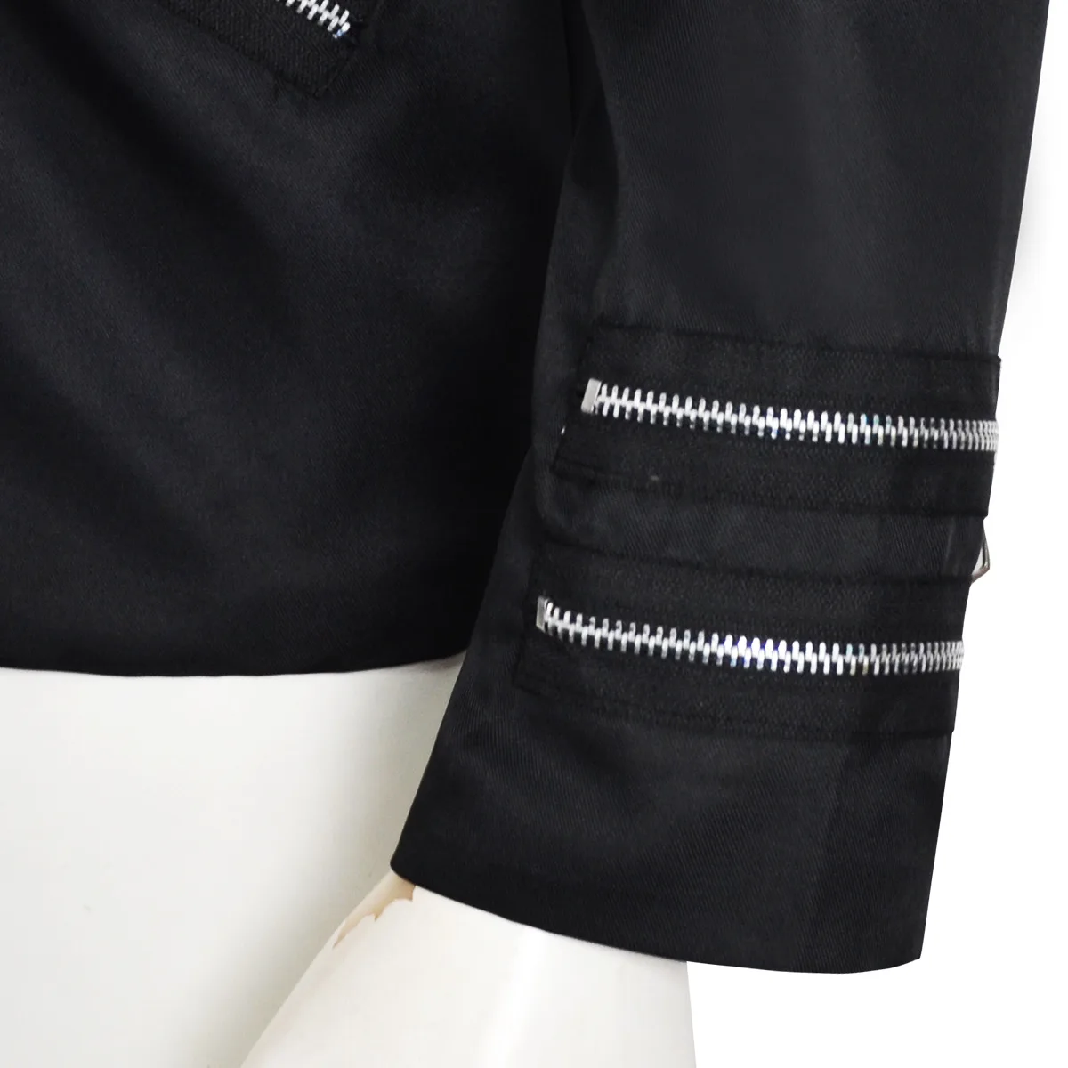 Michael Jackson BAD Punk Jacket Black Stretch Outwear Motorcycle Role Player impersonator Costumes Classic BAD T-shirt Belt