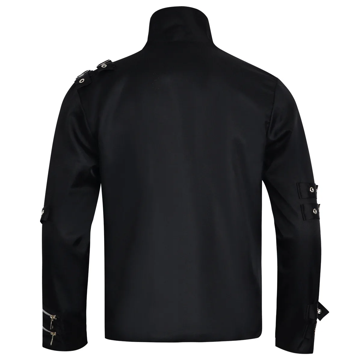 Michael Jackson BAD Punk Jacket Black Stretch Outwear Motorcycle Role Player impersonator Costumes Classic BAD T-shirt Belt
