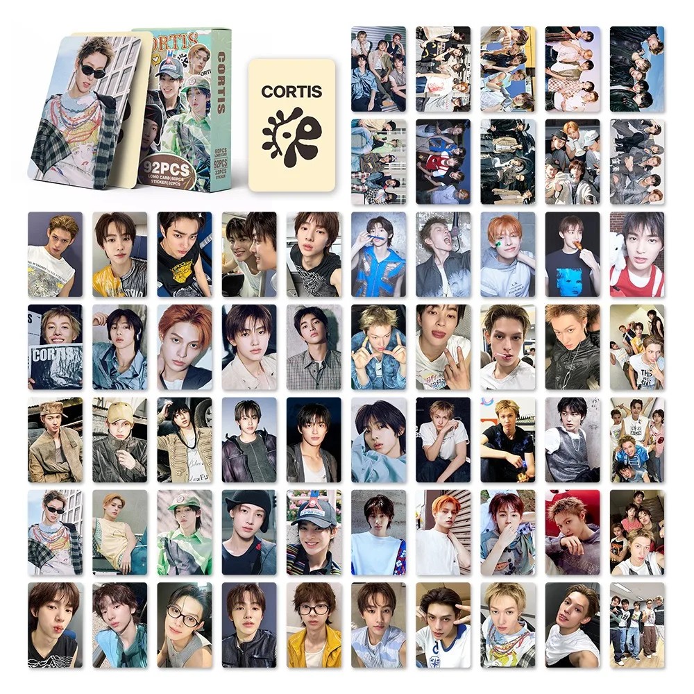92PCS Korean Boy Group CORTIS New Self Made HD Small Cards MARTIN JAMES JUHOON KEONHO SEONGHYEON High Quality Collect Photocards