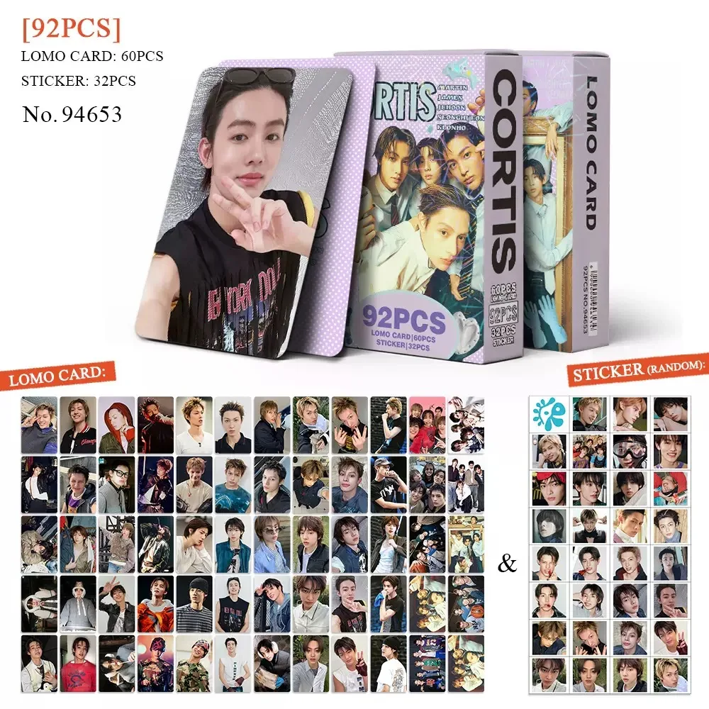 92PCS Korean Boy Group CORTIS New Self Made HD Small Cards MARTIN JAMES JUHOON KEONHO SEONGHYEON High Quality Collect Photocards