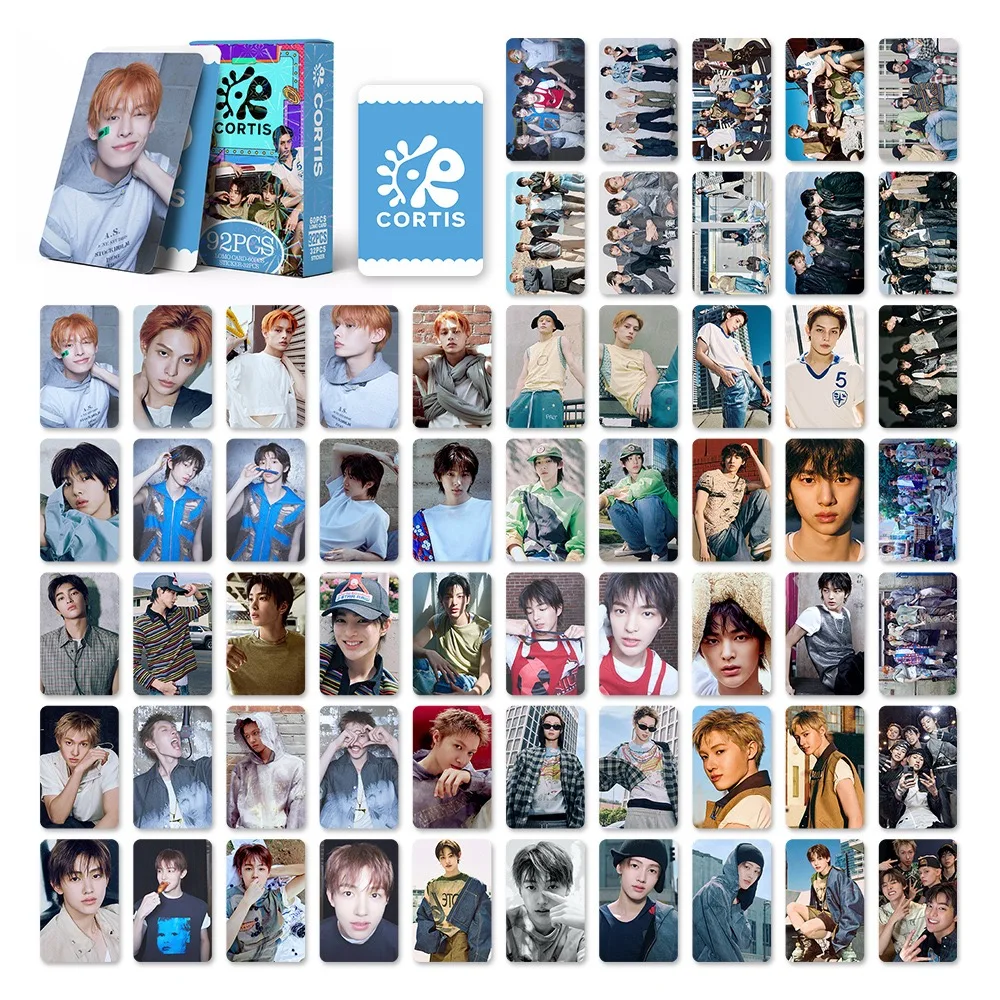 92PCS Korean Boy Group CORTIS New Self Made HD Small Cards MARTIN JAMES JUHOON KEONHO SEONGHYEON High Quality Collect Photocards