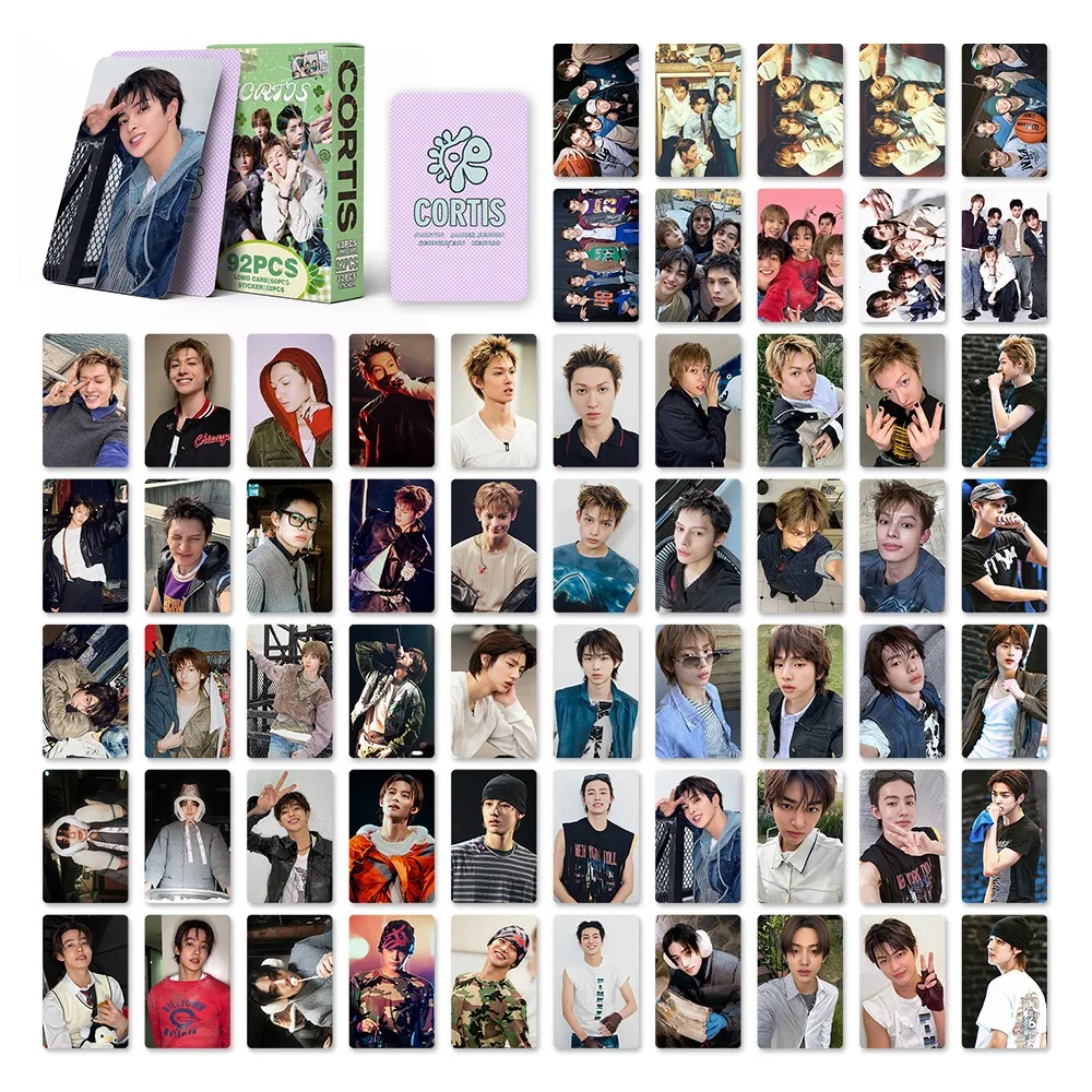 92PCS Korean Boy Group CORTIS New Self Made HD Small Cards MARTIN JAMES JUHOON KEONHO SEONGHYEON High Quality Collect Photocards