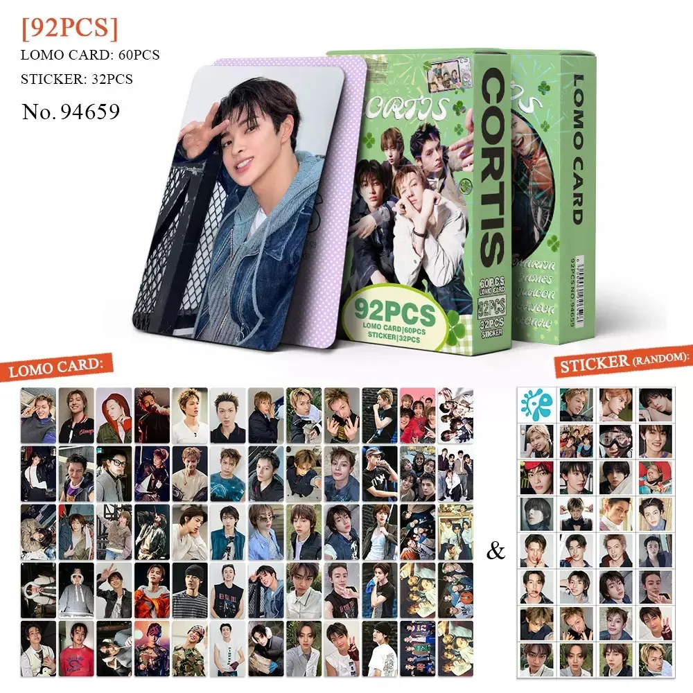 92PCS Korean Boy Group CORTIS New Self Made HD Small Cards MARTIN JAMES JUHOON KEONHO SEONGHYEON High Quality Collect Photocards