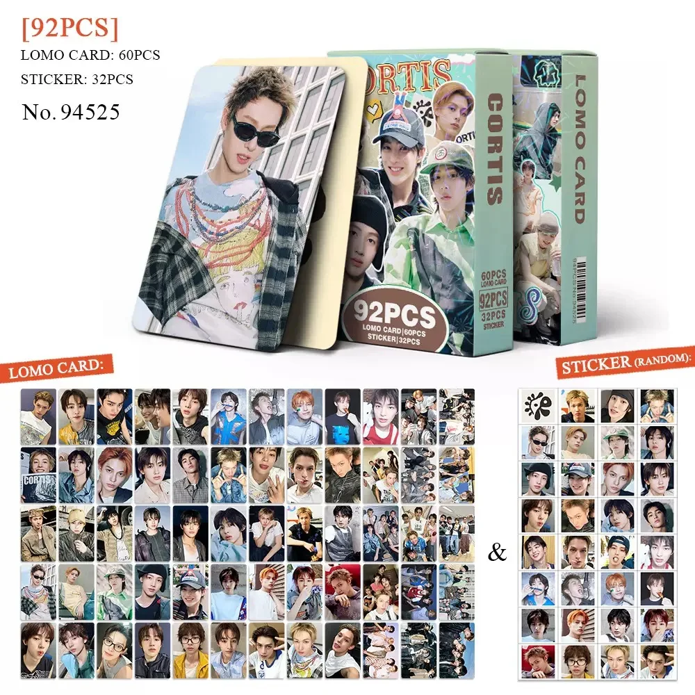 92PCS Korean Boy Group CORTIS New Self Made HD Small Cards MARTIN JAMES JUHOON KEONHO SEONGHYEON High Quality Collect Photocards