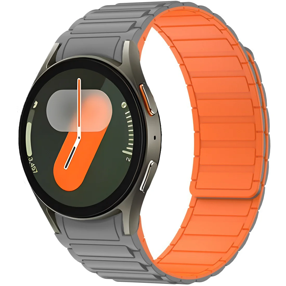 No Gaps Magnetic Silicone Strap For Samsung Galaxy Watch FE 7 6 5 4 40/44mm 5 Pro 45mm Comfortable Band Galaxy 6 Classic 43/47mm